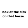 Jody Sticker - Look At the Dic_ On That Horse (radio edit) [radio edit] - Single
